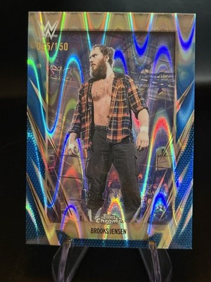 2026 Topps Wwe Chrome Brooks Jensen Blue Raywave /150
