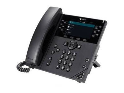 Polycom VVX 450 IP Business Desk Phone w/ Handset & Stand