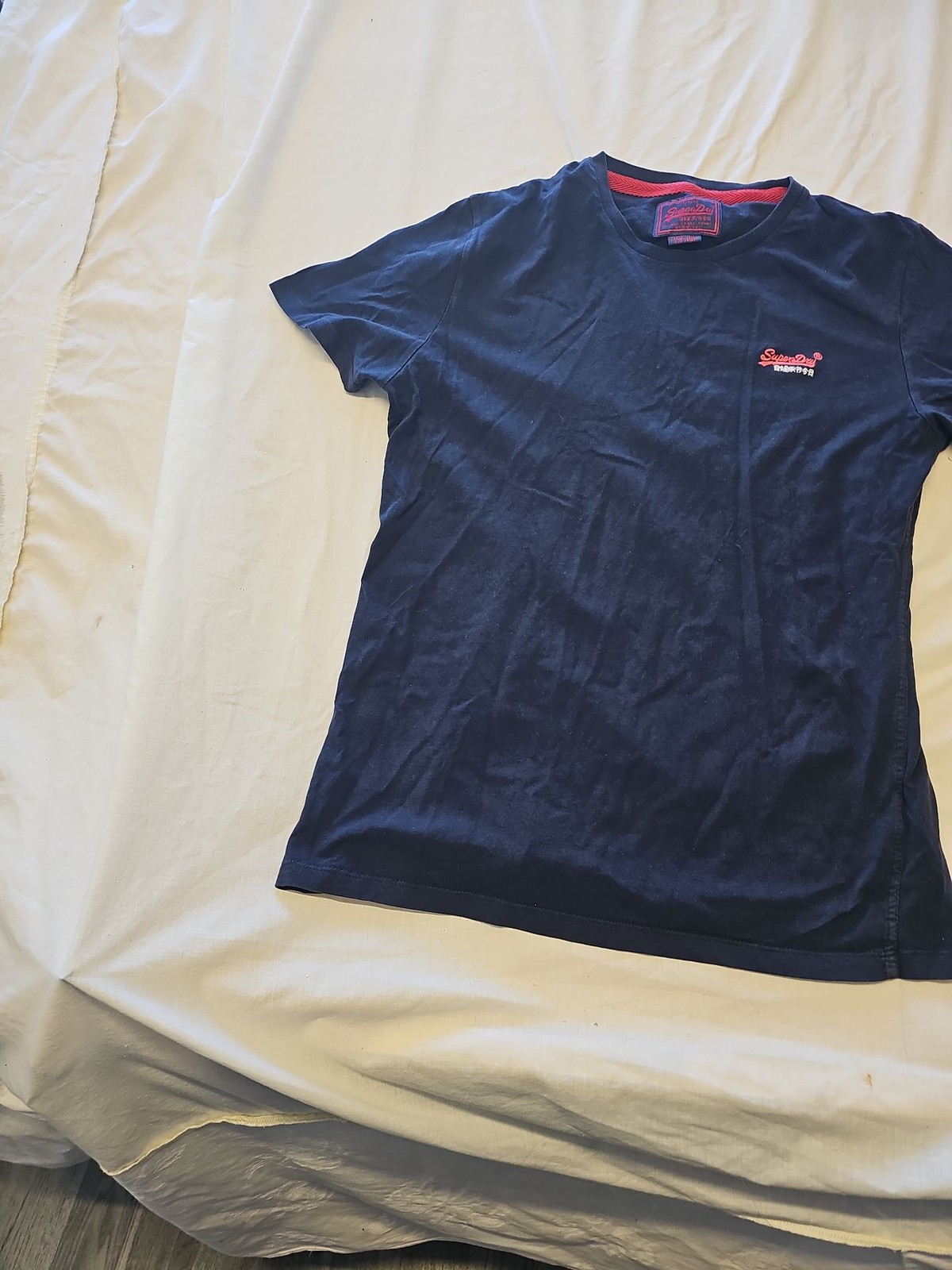 Superdry Orange Label Navy Blue Vintage Embroidered T-Shirt  D509 image 3