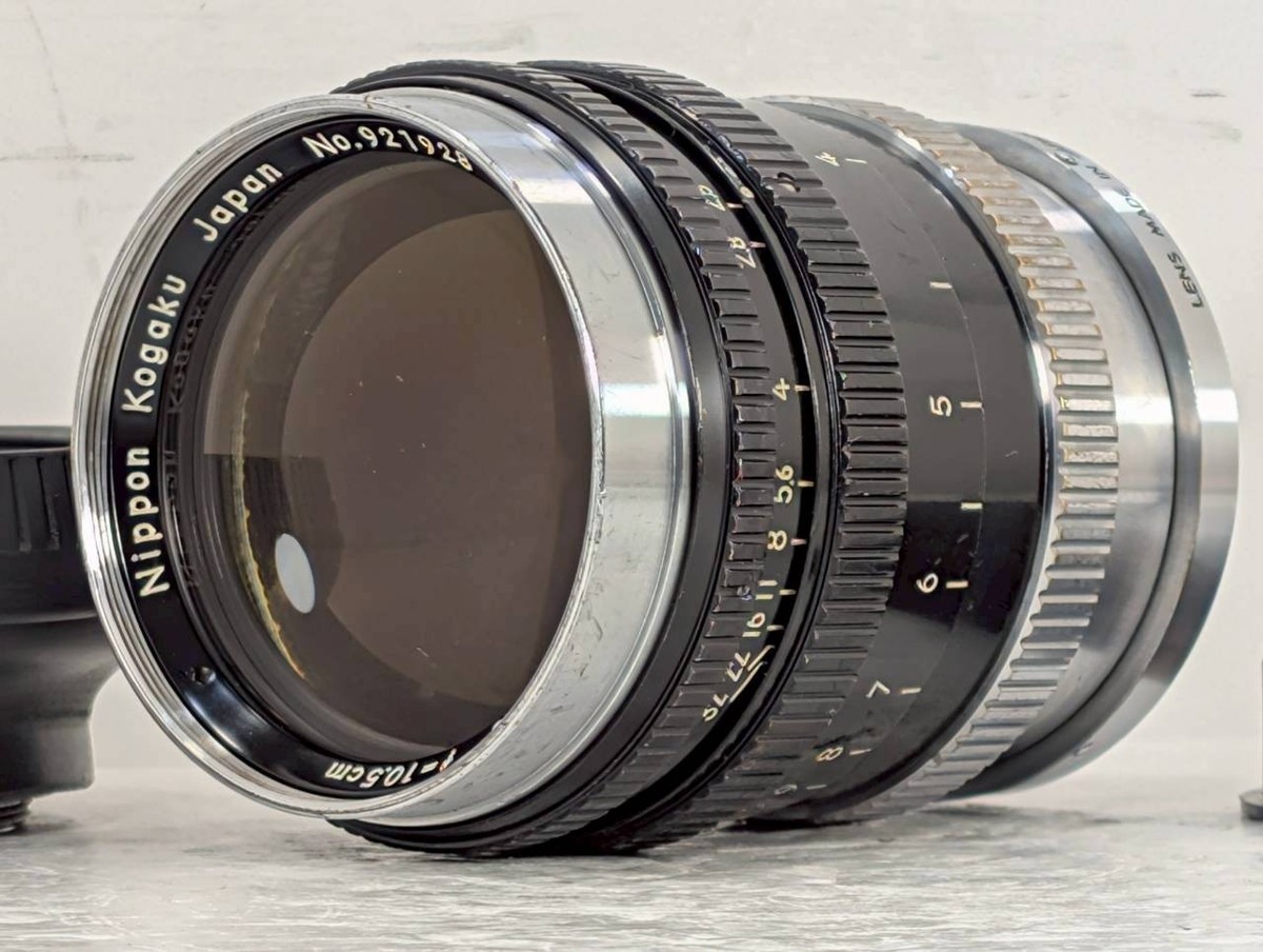 Exc+4] Nikon Nikkor P 10.5cm 105mm f/2.5 Lens for S mount from