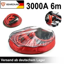 6m 50mm² 3000Amp Starthilfekabel Überbrückungskabel LKW PKW KFZ Starterkabel Set