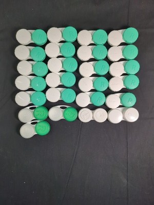 New Alcon B&L Set Of 25 Contact Lens Storage Cases