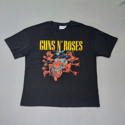 Guns N  Roses Appetite for Destruction 87 Rock Band Oversized T-Shirt Large