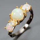 Antique ring Natural Opal Ring 925 Sterling Silver Size 8 /R467052