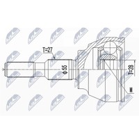 NTY NPZ-FR-056 Gelenksatz, Antriebswelle