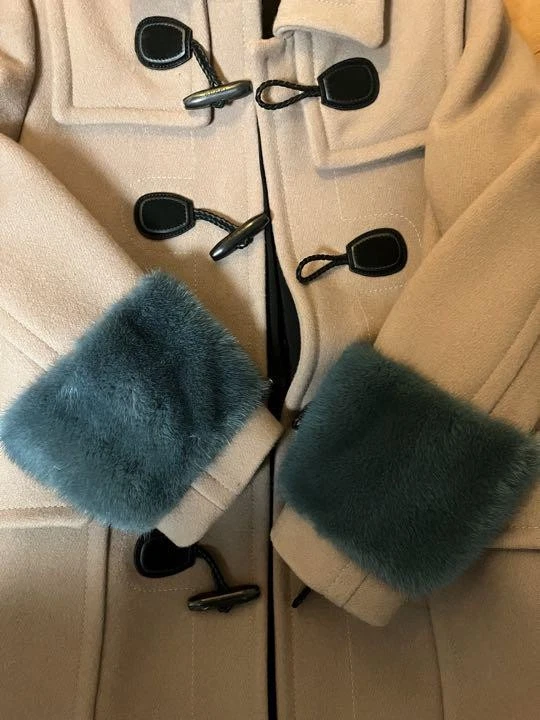 Cappotto Gucci Duffel Con Visone Raro