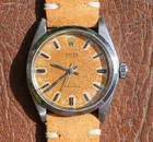 Vintage ROLEX 6426 Manual Wind Stainless Steel Watch Tropical Dial 1969