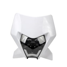 Dirt Bike 5 LED Headlights,Motorcycle Enduro Head Light Kit For 2024 EXC White