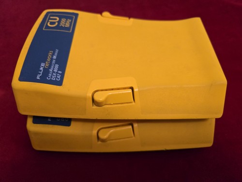 2x Fluke Networks DSX-8000 CAT 8 2000 MHz CU Cable Analyzer Module Set Modules