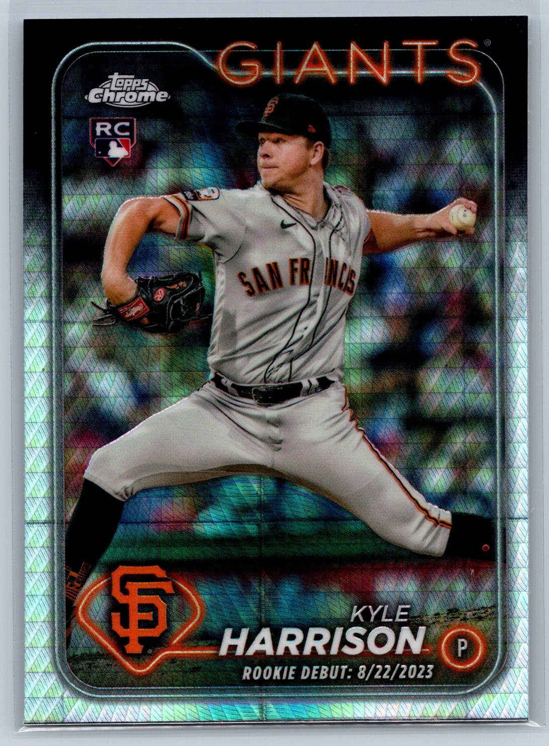 Kyle Harrison 2024 Topps Chrome Update Prism Refractors #USC157
