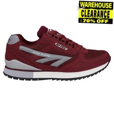 Hi-Tec Silver Shadow OG Mens Trainers Retro 80's Running Shoes Cherry Red
