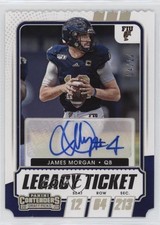 2021 Panini Contenders Draft Picks Legacy Ticket Stub 4/12 James Morgan Auto 9r9
