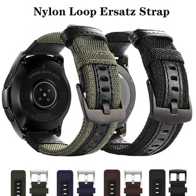 Nylon Loop Armband Universal Ersatz 20MM 22MM Strap Sports Band Smartwatch Uhr