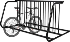 10 Bike Rack 61" Steel Bicycle Parking Rack Double-Sided Floor Bike Storage