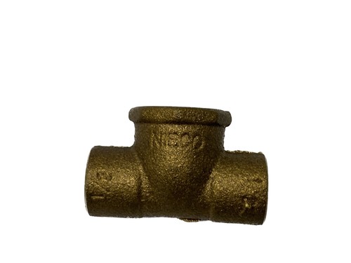 NOS Nibco 1/2" x 1/2" x 1/2โ Cast Copper Tee Pressure Fitting BF14575L