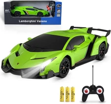Officially Licensed Lamborghini Remote Control Car, VENENO, Green 