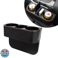 DXNQ Car Cup Holder Gap Filler Organizer, Multifunctional Auto Front Console 