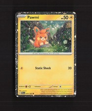 Carta Pokemon rara Pawmi 074/193 Paldea Evolved Cosmos Holo quasi nuova
