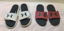 Under Armour Men's Ignite V Slide size 9 White 4D-Foam Size 8 Slip-on Sandals
