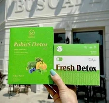 5 Combo Rubiss Detox Plus Collagen GET  5 Fresh Detox Collagen Free- EXP 04/2027