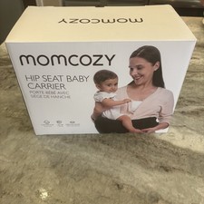 Momcozy Hip Seat Baby Carrier - Adjustable Waistband - GRAY - SIZE LARGE