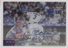2020 Topps Stadium Club Chrome Gold Refractor 39/50 Dom Nunez #UADN Auto 0dj0