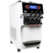 HAXRO Triple Soft Serve Ice Cream Machine 6L x3 Commercial Frozen Dessert Unit