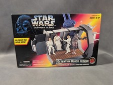 Star Wars Power Of The Force Detention Block Rescue Kenner 1996 New In Box