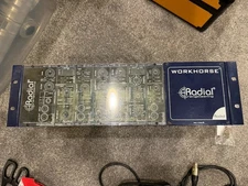 Radial Engineering Workhorse 8 Channel 500 Series Rack Summing Mixer (no Mixer)