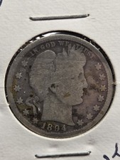 1894-S Barber Quarter
