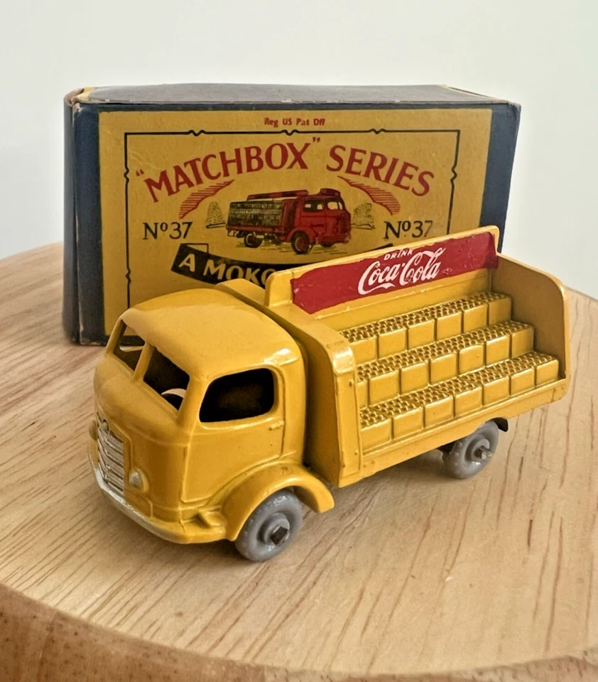 Vintage Matchbox Lesney No. 37 Karrier Bantam Coca-Cola Truck w/ Original Box - Image 2 of 4