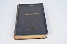 Emile Michel Rembrandt Art Artist Painting Book Rembrandt Vintage Book