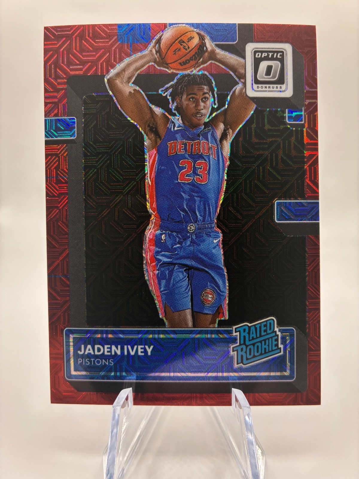2022-23 Donruss Optic #241 Jaden Ivey Rated Rookie Red Choice Prizm 20/88 RC