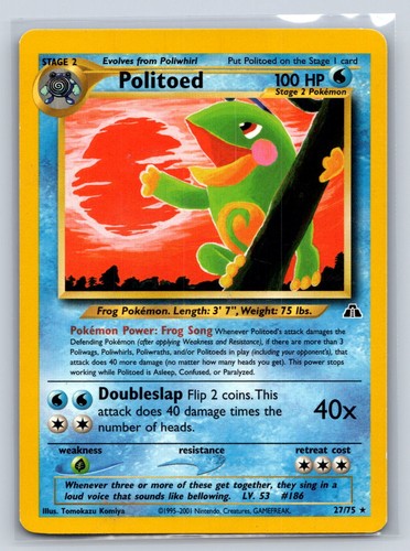 Neo Discovery #27/75 Politoed (27)