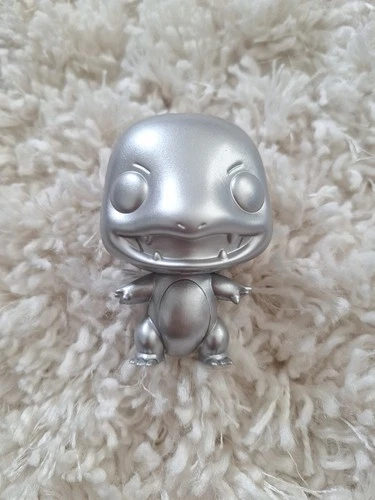 Funko POP! Pokemon: Charmander (Silver Metallic) #455 - 25th Anniversary No Box