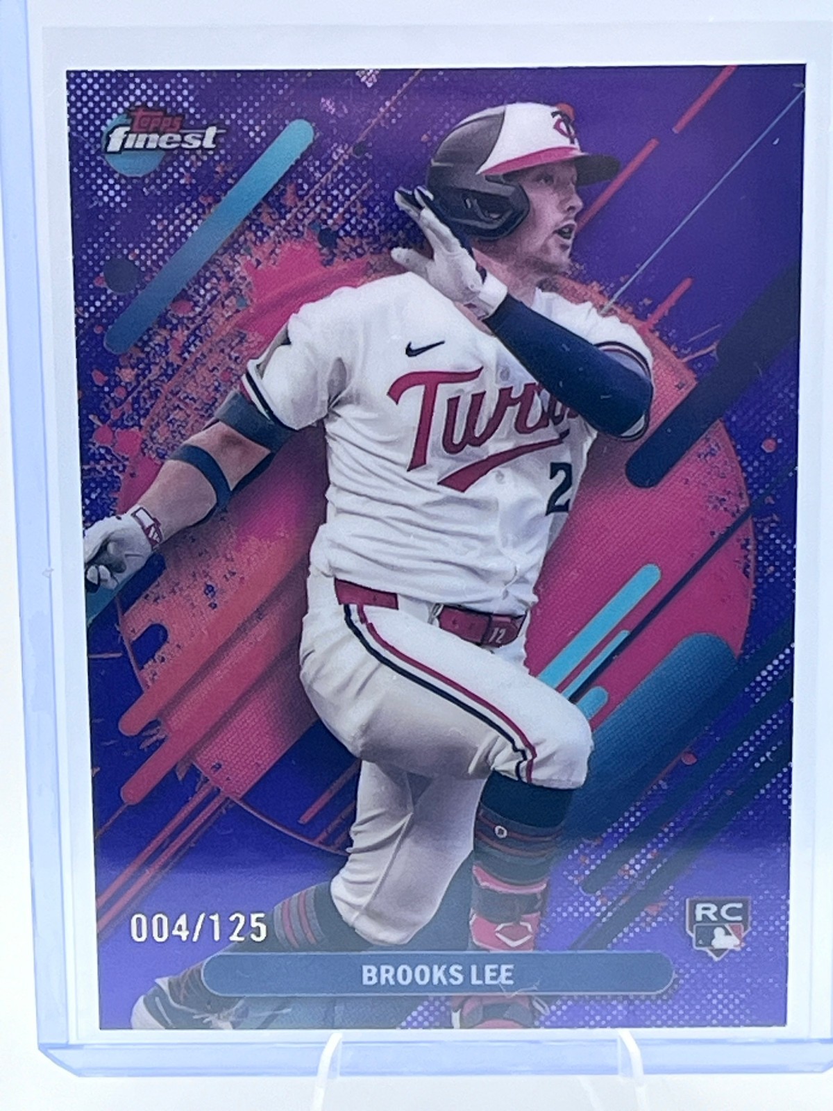 Brooks Lee 2025 Topps Finest #299 Purple /125