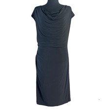 RN Studio By Ronnie Nicole Ruched Side Little Black Dress Size Medium