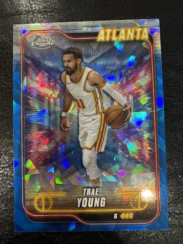 2024 Topps Chrome Sapphire Trae Young #82 card