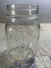 Tarro de albañil tamaño pinta con una estrella en relieve