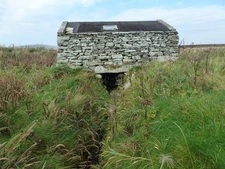 Photo A2 Horizontal Water Mill Skelberry/HU3916 The renovated mill at T c2011