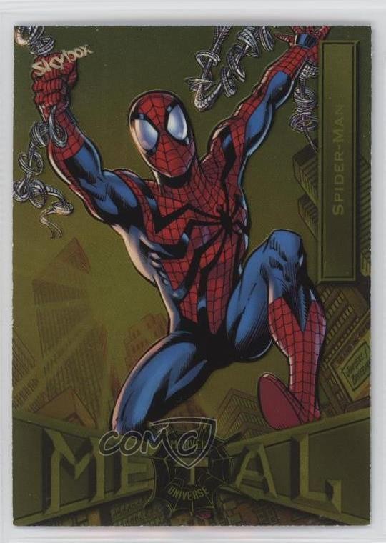 2021 Skybox Marvel スパイダーマン スケッチカード 1/1 Spider-Man 2021 Skybox Marvel Metal Universe Spider-Man #64 Light