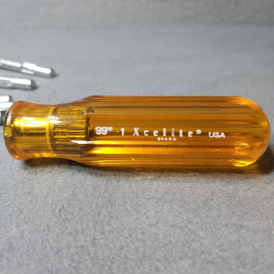 Xcelite 99-1 with 6 nut drivers ³/¹⁶, ¼,    ⁵/¹⁶, ¹¹/³², ⅜, ½ - Image 3 of 4