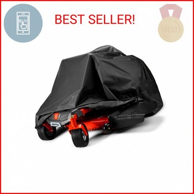 Zero-Turn Mower Cover, Universal Fit 600D Polyester Oxford, Weatherpoof UV with