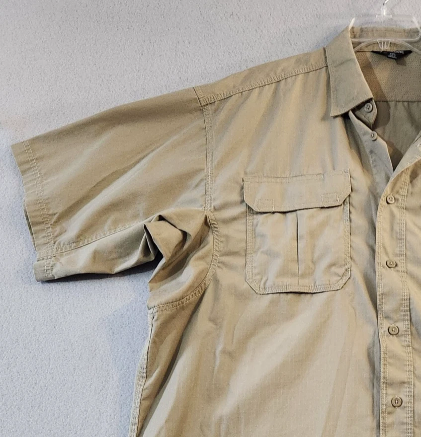 Blackhawk Warrior Wear Shirt Mens XXL Khaki Tactical Rip Stop Utility BDU - Image 3 of 4