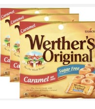 3 caramelle dure Werther's originali SUGAR FREE Caramel Werther's (3 SACCHETTI) 09/2027