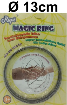 Flow Toy Kinetic Magischer Zauber Ring Spirale Kugel Ball Magic Edelstahl Spring