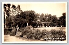RPPC Will Rogers Ranch Home Panorama View Santa Monica CA Real Photo P659
