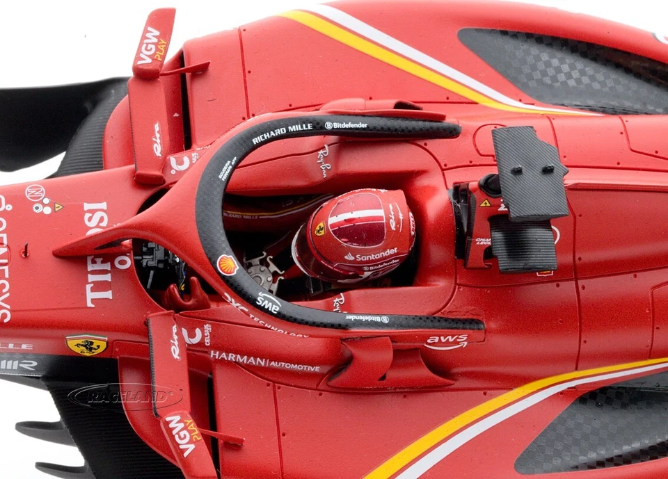 Ferrari SF-24 F1 GP Saudi Arabien 2024 Charles Leclerc, Looksmart 1:18 LS18F1057 - Bild 4 von 4