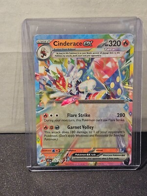 Pokemon Trading Card Game Stellar Crown Double Rare Cinderace ex #28