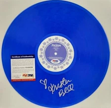 Kristen Bell signed Disney Frozen Anna Vinyl Record soundtrack ~ PSA/DNA COA